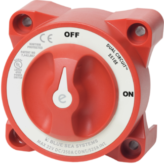 Blue Sea Systems, Trennschalter 350A 2-Polig, 2-Positonen