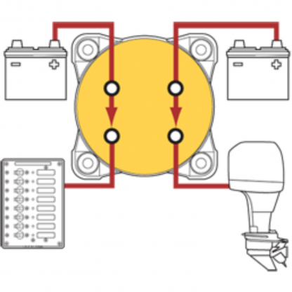 Blue Sea Systems, Trennschalter 350A 2-Polig, 2-Positonen