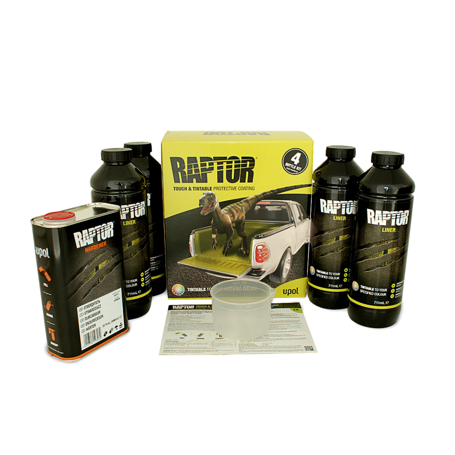 Raptor Liner Kit, 2K-Polyurethan Beschichtung - Profidurium Shop