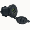 USB-Ladegerät/ USB Steckdose Quick Charge 3.0, Aluminium, schwarz - Image 2