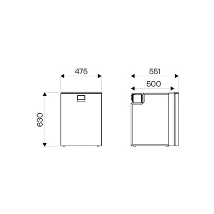 Kompressorkühlschrank-Schublade Drawer 85 OFF by IndelB